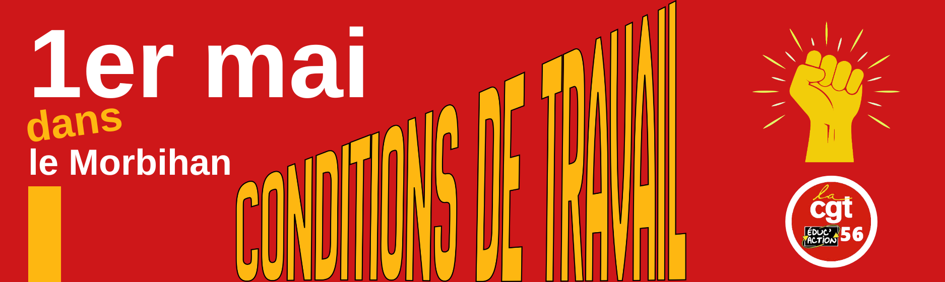 1er mai 26 & Communiqué Conditions de travail